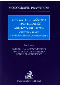 Obywatel - państwo - społeczność międzynarodowa