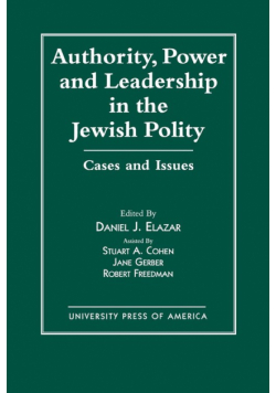 Authority, Power, and Leadership in the Jewish Community