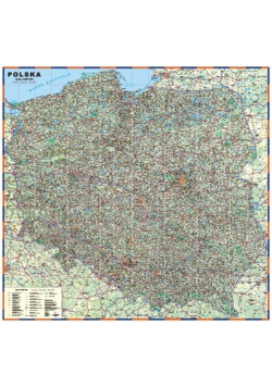 Polska mapa samochodowo drogowa 1:680 000