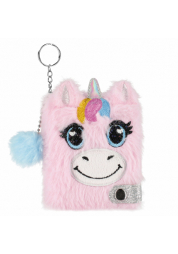 Notes pluszowy brelok Unicorn