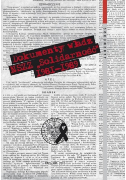 Dokumenty władz NSZZ Solidarność 1981 1989