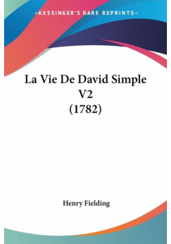 La Vie De David Simple V2 (1782)