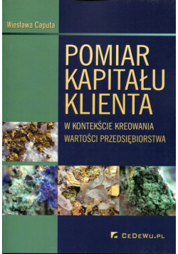 Caputa Wiesława - Pomiar kapitału klienta