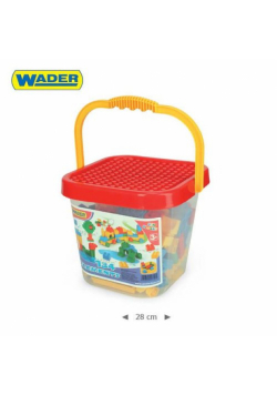 Klocki Mini Blocks w wiaderku 134 elementy