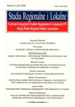Studia regionalne i lokalne 2/2006