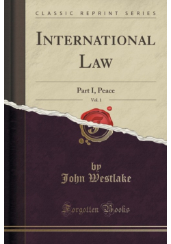 International Law, Vol. 1