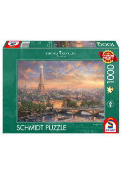 Puzzle 1000 Thomas Kinkade Paryż miasto miłości