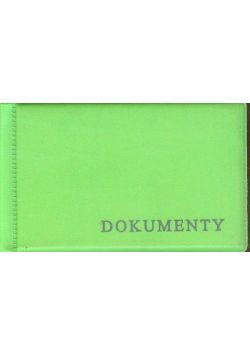 Okładka na dokumenty mała