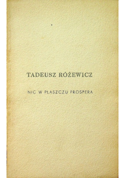 Nic w płaszczu prospera