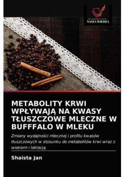 Metabolity Krwi Wpływają Na Kwasy Tłuszczowe Mleczne W Bufffalo W Mleku
