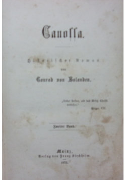 Canolla, 1873r.