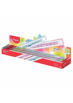 Linijka Study niełamliwa 30cm (20szt) MAPED