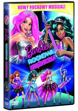 Barbie Rockowa Księżniczka booklet + DVD