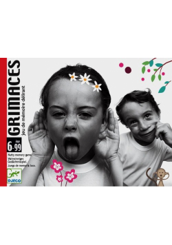 Gra karciana pamięciowa minki Grimaces