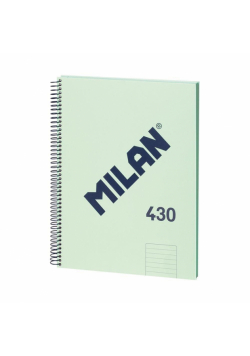Zeszyt na spirali A4/80K linia 1918 zielony MILAN