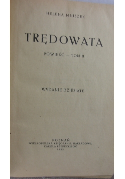 Trędowata, TomII - 1922r