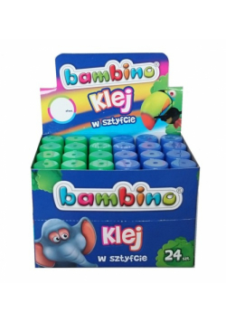 Klej w sztyfcie Bambino 15g display 24 sztuki