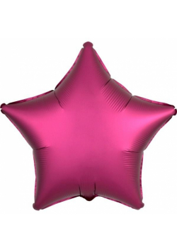Balon foliowy Lustre purpurowy gwiazda 48cm