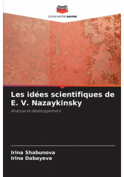 Les idées scientifiques de E. V. Nazaykinsky