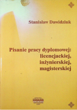 Pisanie pracy dyplomowej licencjackiej