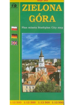 Zielona Góra plan miasta 1:12 500
