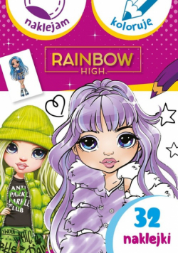 Naklejam i koloruję. Rainbow High