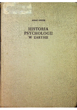Historia psychologii w zarysie