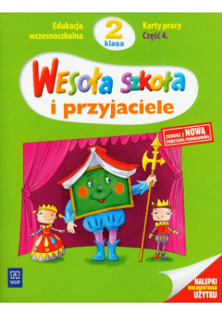 Wesoła szkoła i przyjaciele 2 Karty pracy część 4