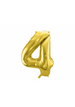 Balon foliowy 4 jasny złoty 72cm