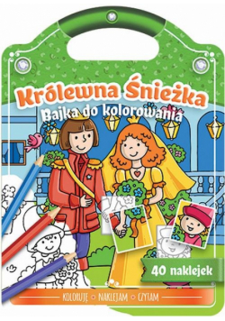 Bajka do kolorowania Królewna Śnieżka