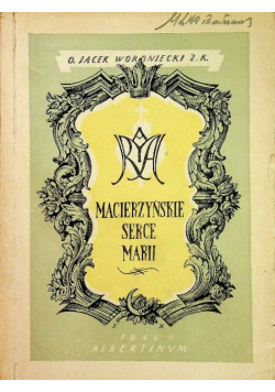Macierzyńskie serce Marii 1946 r.