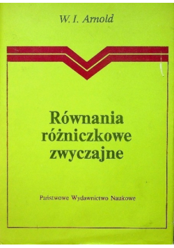 Równania różniczkowe zwyczajne