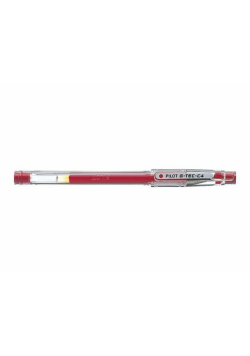 Długopis żelowy Pilot G-Tec-C4 Czerwony Extra Fine