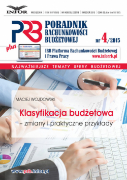 Klasyfikacja budżetowa - zmiany i praktyczne przykłady