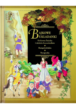 Bajkowe ukladanki  6 twardych kartek z puzzlami