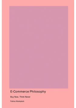 E-Commerce Philosophy