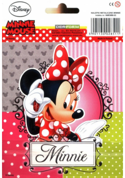 Nalepki metaliczne Minnie