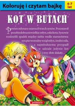 Koloruję i czytam bajkę Kot w butach