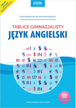 Język angielski Tablice gimnazjalisty