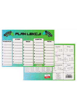Plan lekcji A5 Pad (25szt)