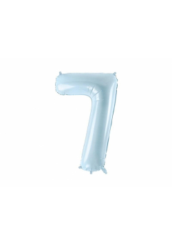 Balon foliowy 7 jasny niebieski 72cm