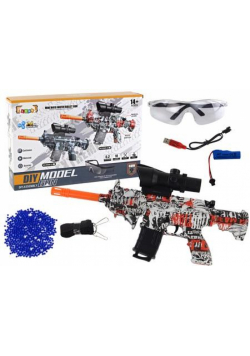 Karabin na kulki wodne M416 zasięg 18m graffiti