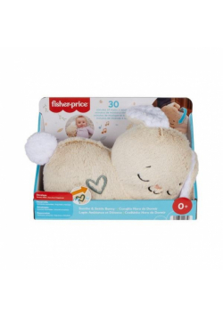 Fisher-Price. Przytulanka Śpiący Króliczek dźwięk