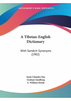 A Tibetan-English Dictionary