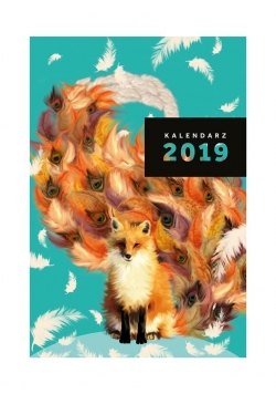 Kalendarz 2019 tygodniowy A5 Fox NARCISSUS