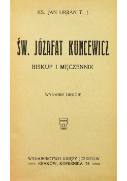 Św Józafat Kuncewicz 1921 r.
