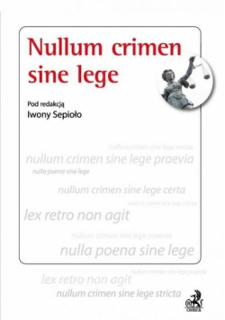 Nullum crimen sine lege