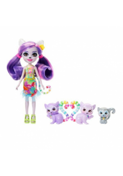 Barbie Enchantimals. Rodzina lemurów HRX86