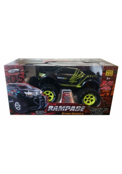 Ogromny Jeep Rampage monster truck zdalnie sterowany czarny