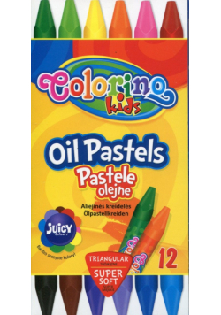 Pastele olejne trójkątne Colorino Kids 12 kolorów